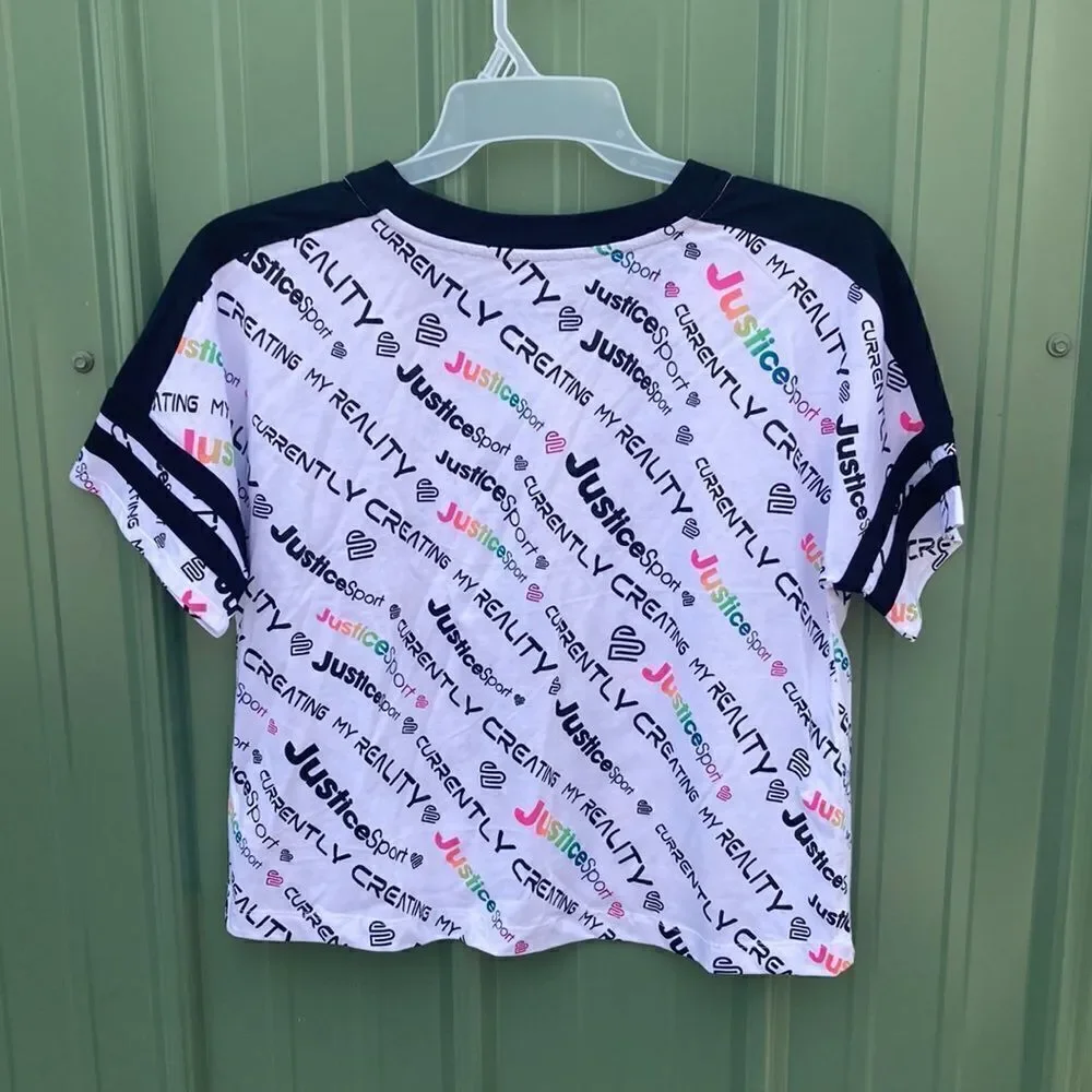 Girls Lightweight Short Sleeve T-Shirts & Bike Shorts 4-Piece Set Size XL Plus